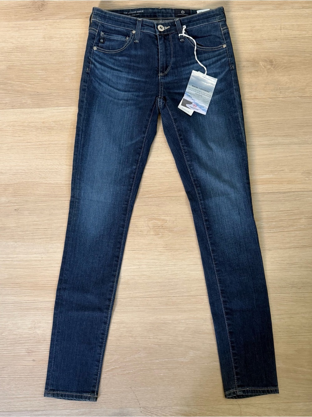 AG Adriano Goldschmied The Legging Ankle Super Skinny Jeans Size 24R